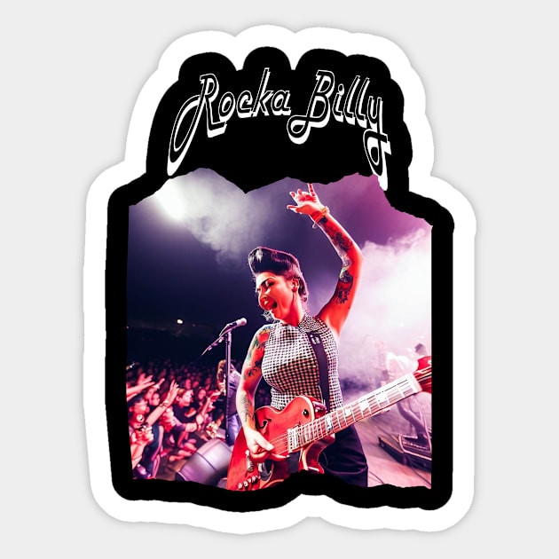 Rockabilly Sticker by MckinleyArt